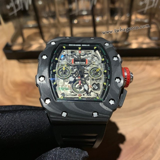 理查德米勒RICHARD MILLE RM011-FM頂級碳纖維殼套男士腕表  gjs2156